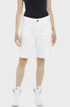 Женские белые джинсовые шорты Белый 28 Replay WA496A.000.84024