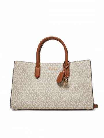 MICHAEL Michael Kors Сумка Scarlett Medium Signature Logo Satchel 30F4GETS2B Бежевий MICHAEL Michael Kors Сумка Scarlett Medium Signature Logo Satchel 30F4GETS2B Бежевий