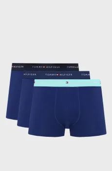 Мужские темно-синие боксеры (3 шт) Синий XXL Tommy Hilfiger UM0UM03890
