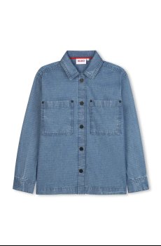Детская джинсовая рубашка HUGO