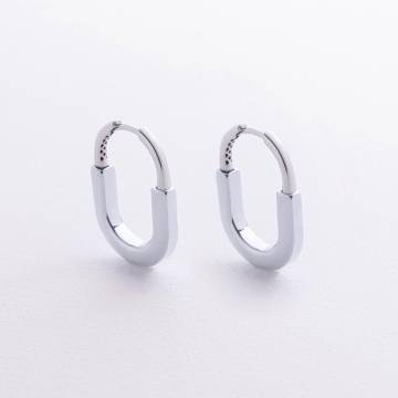 Серьги "Camilla" (белоe золото) с09090 Серьги "Camilla" (белоe золото) с09090