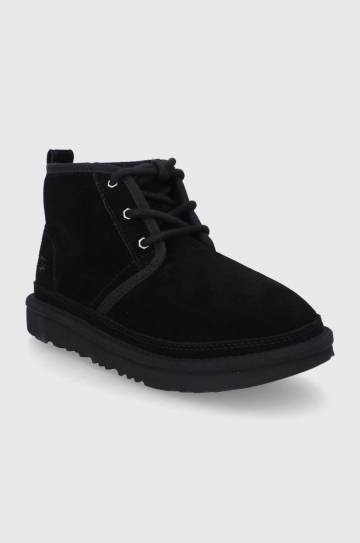 Детские замшевые сапоги UGG цвет чёрный Детские замшевые сапоги UGG цвет чёрный