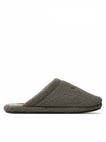 Tommy Hilfiger Тапочки Warm Curly House Shoe FM0FM05226 Сірий