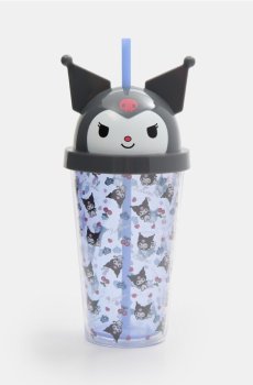 Багаторазовий стакан з соломинкою - різнобарвний