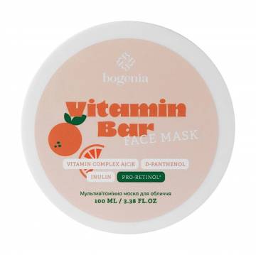 Мультивитаминная маска для лица Bogenia Vitamin Bar Face Mask, 100 мл Мультивитаминная маска для лица Bogenia Vitamin Bar Face Mask, 100 мл