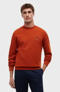 Мужской оранжевый свитшот SCRIPT STACK Оранжевый XL Tommy Hilfiger MW0MW43218