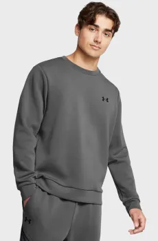 Мужской темно-серый свитшот UA Unstoppable Flc Crew EU Серый XL Under Armour 1389351-025
