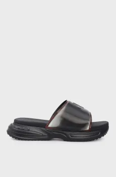 Женские черные слайдеры CHUNKY COMF SLIDE MG MR MET Черный 40 Calvin Klein YW0YW01512