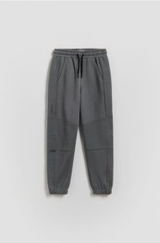 Reserved - Бавовняні джоггери - темно-сірий - 167FI-90X