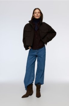 Reserved - Замшеві черевики - темно коричневий - 440ID-89X