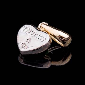 Золотая подвеска "Сердце" п02449 Золотая подвеска "Сердце" п02449