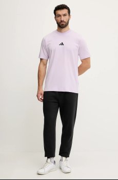 Хлопковая футболка adidas Essential