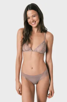 Женские бежевые трусики Бежевый M womensecret 8323098