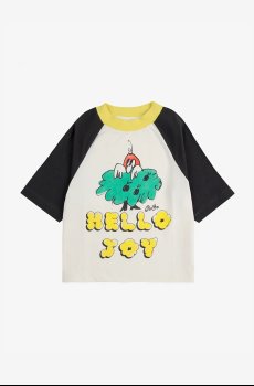 Детская хлопковая футболка Bobo Choses Hello Joy