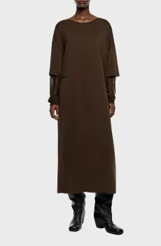 Женское коричневое платье Коричневый M Bimba Y Lola 252BR9040.10602