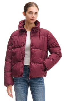 Cropp - Дута куртка - темно-бордовий