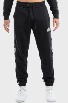 Мужские черные спортивные брюки Черный XL Lonsdale 117562