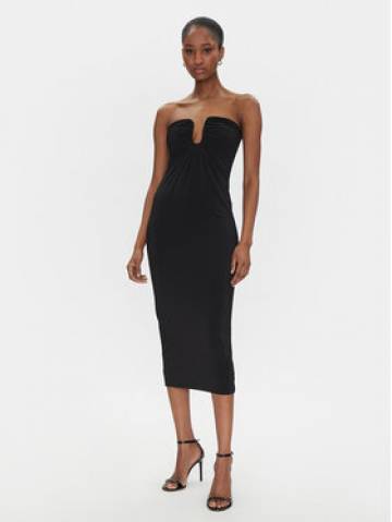 PINKO Коктейльна сукня 105021 A2GS Чорний Regular Fit PINKO Коктейльна сукня 105021 A2GS Чорний Regular Fit