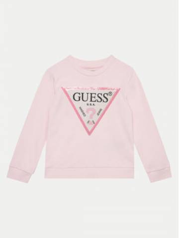 Guess Світшот K4YQ10 KA6R4 Рожевий Regular Fit Guess Світшот K4YQ10 KA6R4 Рожевий Regular Fit