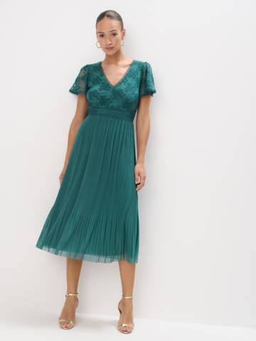 Mohito - Сукня міді з короткими рукавами - мятний - XS