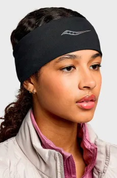 Черная повязка HURRICANE HEADBAND Черный ONESIZE Saucony SAU800053-BK