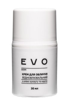 Восстанавливающий крем для лица EVO derm с маслом кунжута и карите, 30 мл