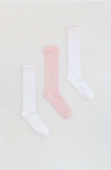 Reserved - Шкарпетки з оборкою, 3 пари в упаковці - білий - 891IV-00X