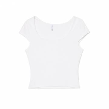 Cropp - Біла футболка - білий Cropp - Біла футболка - білий