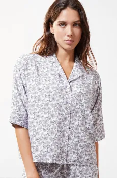 Женская рубашка с узором MADDLYN Разноцветный XL Etam 6524743