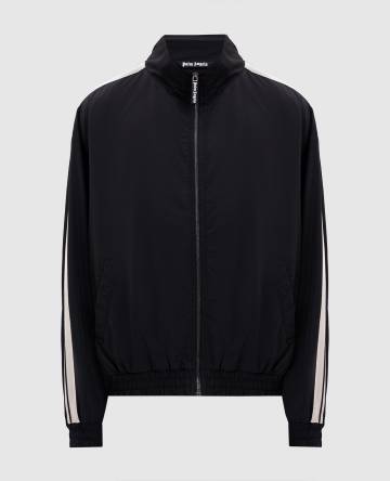 Черная спортивная куртка с логотипом