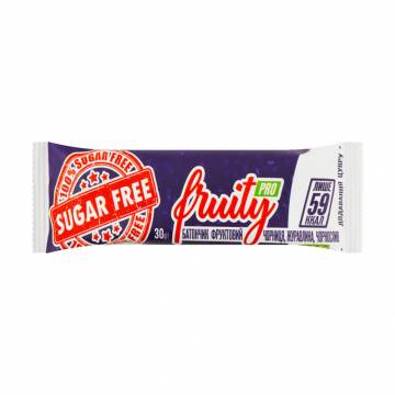 Фруктовый батончик Power Pro Fruity Pro Healthy Meal Черника, клюква, чернослив, без сахара, 30 г Фруктовый батончик Power Pro Fruity Pro Healthy Meal Черника, клюква, чернослив, без сахара, 30 г