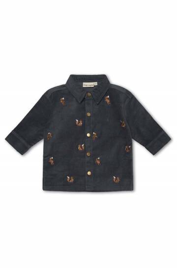 Детская хлопковая рубашка Thats mine 023061 Dusti Shirt цвет синий