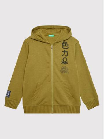United Colors Of Benetton Світшот 3LO9C500U Зелений Regular Fit United Colors Of Benetton Світшот 3LO9C500U Зелений Regular Fit