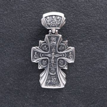 Православный крест "Распятие. Икона Божией Матери "Державная" 131561 Православный крест "Распятие. Икона Божией Матери "Державная" 131561