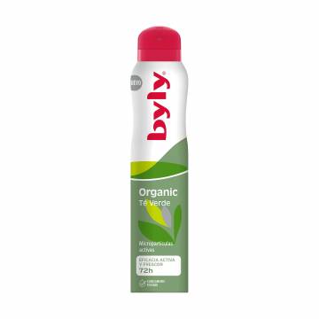 Антиперспирант-спрей Byly Organic Te Verde 72h с мятой и зеленым чаем, 200 мл Антиперспирант-спрей Byly Organic Te Verde 72h с мятой и зеленым чаем, 200 мл