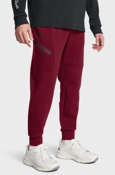 Мужские бордовые спортивные брюки UA Unstoppable Flc Jgr EU Бордовый M Under Armour 1389353-625