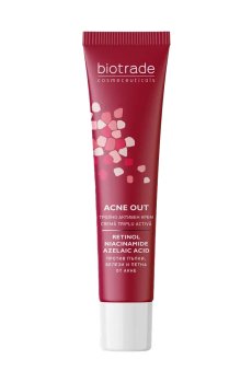 Триактивный крем Biotrade Acne Out против акне и постакне, с ретинолом, азелаиновой кислотой и ниацинамидом, 30 мл