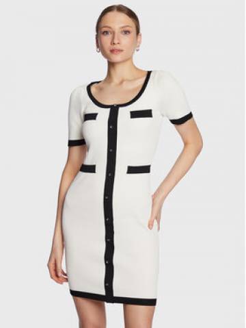 Fracomina Трикотажна сукня FS23SD5005K41701 Білий Slim Fit Fracomina Трикотажна сукня FS23SD5005K41701 Білий Slim Fit