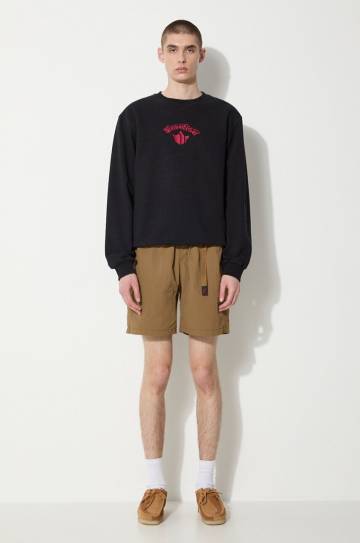 Хлопковая кофта Maharishi Dragon Anniversary Crew Sweat мужская цвет чёрный с аппликацией 1267.BLACK Хлопковая кофта Maharishi Dragon Anniversary Crew Sweat мужская цвет чёрный с аппликацией 1267.BLACK