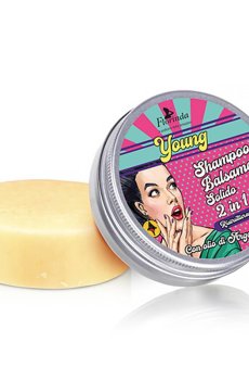 Твердый шампунь-бальзам для волос 2 в 1 Florinda Young Лаура, 70 г