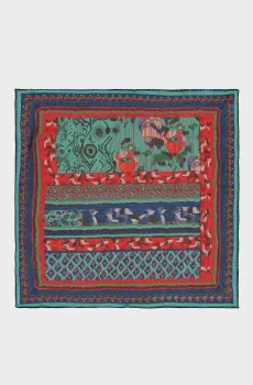 Женский шелковый платок с узором Разноцветный ONESIZE Bimba Y Lola 261BAPN22.10200