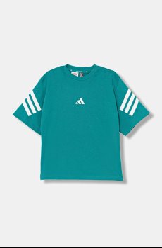 Детская хлопковая футболка adidas