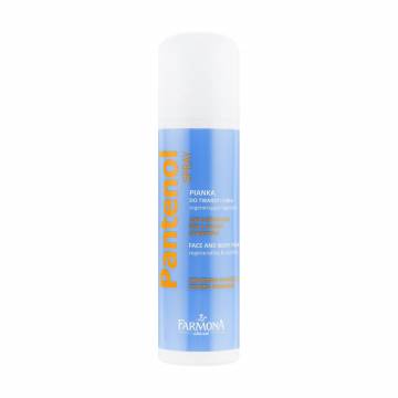 Пенка для лица и тела Farmona Panthenol Face and Body Foam in Spray регенерирующе-успокаивающая, 150 мл Пенка для лица и тела Farmona Panthenol Face and Body Foam in Spray регенерирующе-успокаивающая, 150 мл