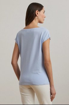 Хлопковая футболка Lauren Ralph Lauren
