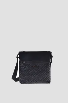 Мужская черная кожаная сумка Черный ONESIZE Baldinini C3B002XXINTR;0000