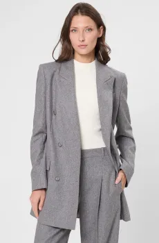 Женский серый жакет Фиолетовый 34 BOSS 50548736;058