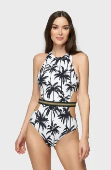 Женский белый купальник с узором Белый 36 MARC&ANDRE L2320-281