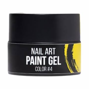 Гель-краска для ногтей NUB Paint Gel 04 Желтая, 5 г Гель-краска для ногтей NUB Paint Gel 04 Желтая, 5 г