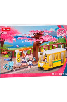 Конструктор Sluban Happy Diary Трамвай у центрі міста 347 деталей (M38-B1018)