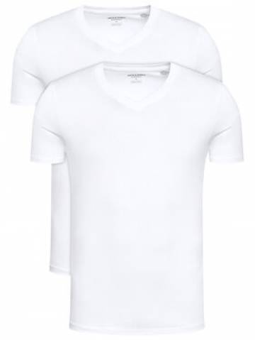 Jack&Jones Набір з 2 футболок Basic 12133914 Білий Regular Fit Jack&Jones Набір з 2 футболок Basic 12133914 Білий Regular Fit